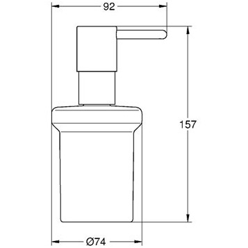 Grohe Essentials 40394001 Дозатор жидкого мыла