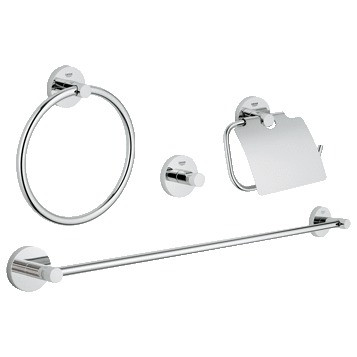 Grohe Essentials 40776001 Комплект аксессуаров 4 в 1 Master Bathroom