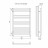 Lemark Status LM44810E П10 500x800 Полотенцесушитель электрический левый/правый