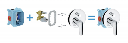 Ravak Rosa RS 065.00 Смеситель для душа с переключателем для R-box