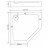 Good Door Диамант 100x100 душевой поддон