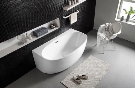 Azario Cambridge 180x88x58 ванна акриловая пристенная