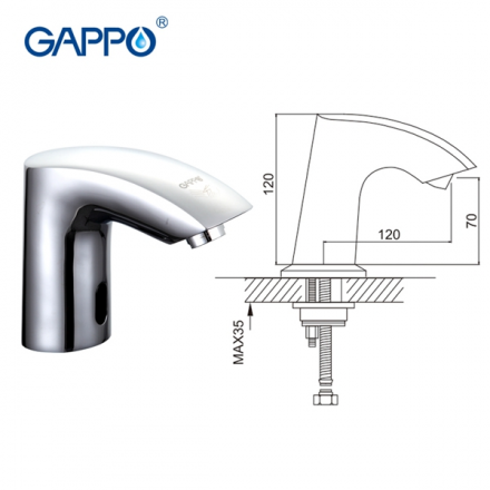 Gappo G518 Смеситель для раковины сненсорный