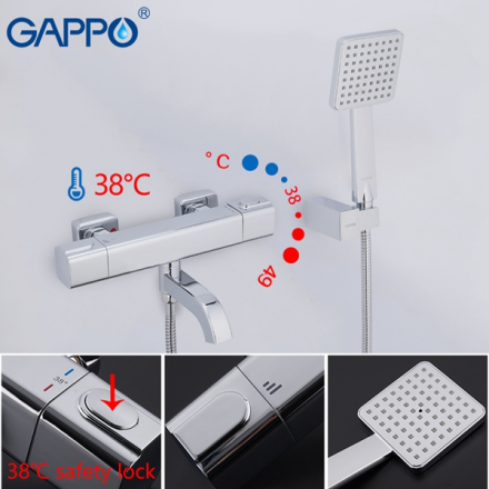 Gappo G3291 Смеситель термостат для ванны