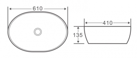 BelBagno BB1348  Раковина накладная