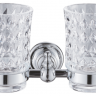 Rose RG1122 Два стакана с держателем хром Rose RG1122 Два стакана с держателем хром