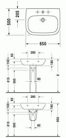 Duravit D-Code 23106500002 Раковина