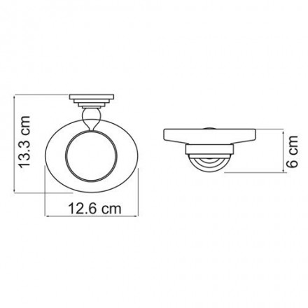 Wasserkraft Ammer К-7029 Мыльница стеклянная