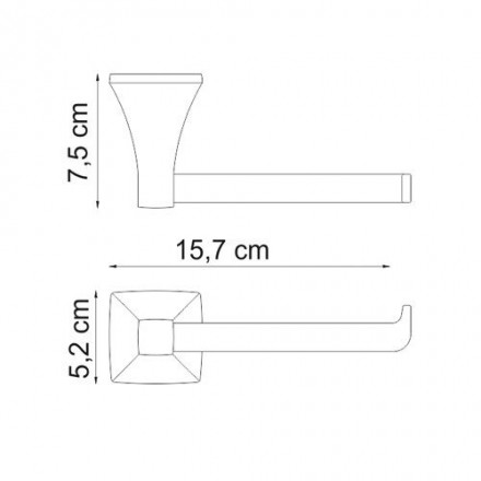 Wasserkraft Wern К-2596 Держатель туалетной бумаги