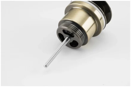 Frap F62-9 Донный клапан для раковины оружейная сталь