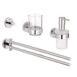 Grohe Essentials 40846001 Комплект аксессуаров 4 в 1 Master Bathroom
