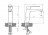 Rush Thira TR3635-12Black Смеситель для раковины