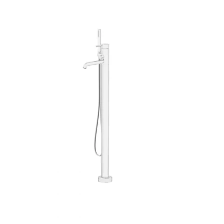 GATTONI CIRCLE TWO А0002426235 Смеситель для ванны напольный BIANCO OPACO