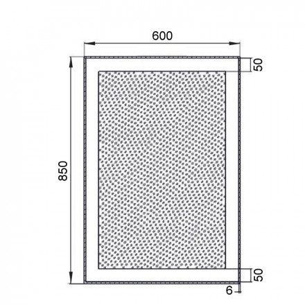 Aquanet Алассио 6085 LED зеркало
