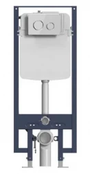 Uni-Flow MI SMART A81115 Инсталляция с приводом для автосмыва, клавиша глянцевый хром