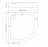 Good Door Раунд R 80x80 душевой поддон