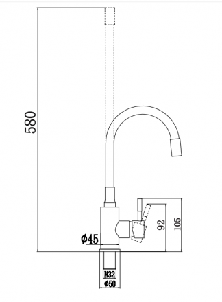 Fmark FS26729-01 смеситель для кухонной мойки