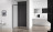 BelBagno ACQUA-BF-1-130-C-NERO душевая дверь