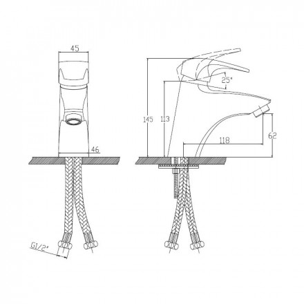KAISER Guss 68011 Смеситель для раковины