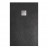 BelBagno UNO TRAY-MR-UNO-AH-120/80-35-NERO-CR душевой поддон из искусственного мрамора в комплекте с