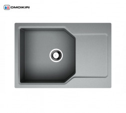 Omoikiri Yonaka 78-LB-GR мойка 780x510 leningrad grey