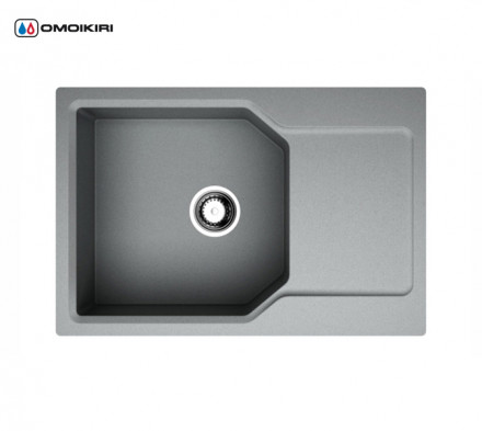Omoikiri Yonaka 78-LB-GR мойка 780x510 leningrad grey