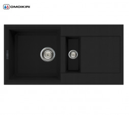 Omoikiri Sakaime 86-2-BL мойка 860x465 черный