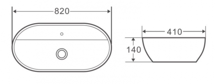 BelBagno BB1347 Раковина накладная