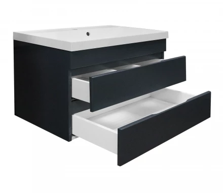 Azario Эстима 80/2 Тумба подвесная с раковиной Астория (CS00094589)