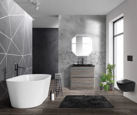 BelBagno ALBANO-700-2C-SO-BL тумба с раковиной подвесная