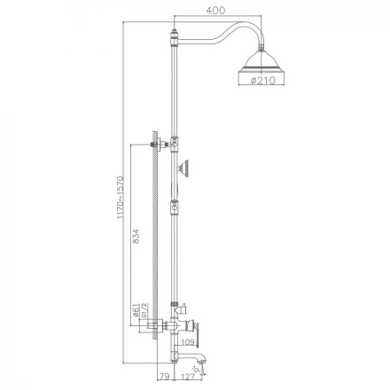 Haiba HB24181-5 Душевая система