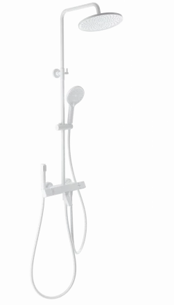 Wonzon &amp; Woghand The One WW-B3094-MW Душевая система с термостатом белый матовый