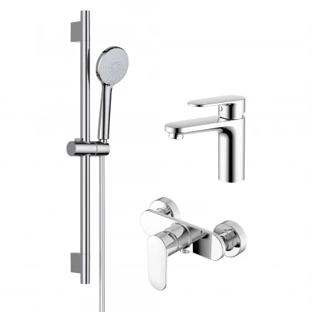 Aquatek Ника AQ1831CR Комплект смесителей 3 в 1