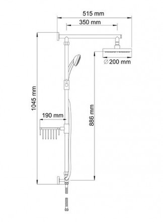 Wasserkraft A015 Душевая стойка