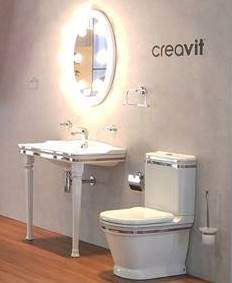 Creavit Antik AN360-11CB00E-AD00 унитаз напольный декор золото (чаша)