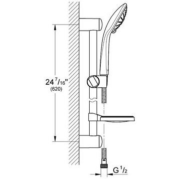 Grohe Euphoria Massage 27243001 Душевой гарнитур