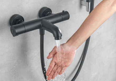 AQUATEK ВЕГА AQ1043MB термостатический смеситель для ванны