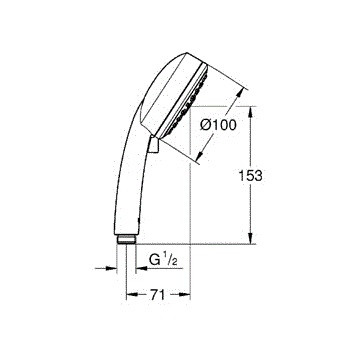 Grohe New Tempesta Cosmopolitan 27574002 Ручной душ