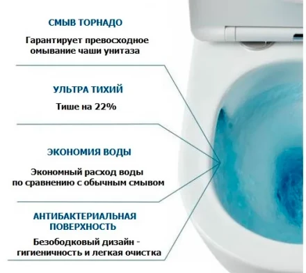 Cerutti Piera Tornado CT10560 Напольный унитаз с бачком и крышкой сиденьем