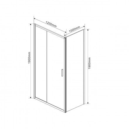Vincea Garda VSR-1G1012CL душевой уголок