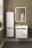 Kerama Marazzi Buongiorno Plus пенал подвесной 130, белый глянцевый-дуб Кантри