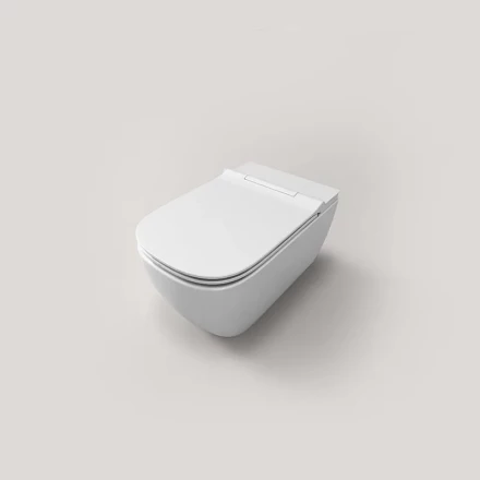Uni-Flow MI SMART CH10166ZR безободковый подвесной унитаз-биде