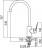 Nobili Sky SY97133CR смеситель для кухни