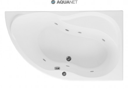 Aquanet Graciosa 150x90 левая акриловая ванна без гидромассажа