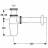 Hansgrohe 52053000 Сифон для раковины