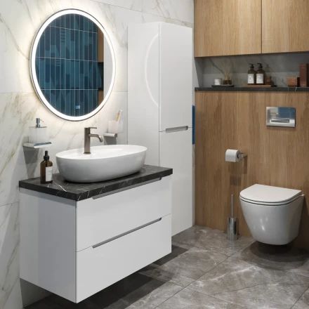 BelBagno ANCONA-N-600-2C-SO-WO тумба с раковиной подвесная