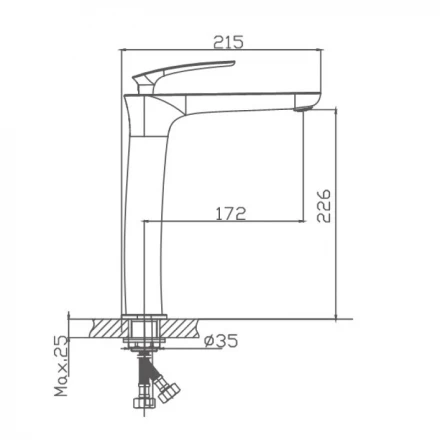 Haiba HB11616 Смеситель для раковины