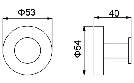 Timo 13011/16 Saona крючок двойной, белый