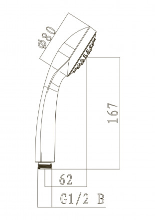 Lemark LM0211C Душевая лейка