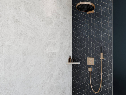 Hansgrohe Ecostat Square 15714000 смеситель термостат для душа на 2 потребителя (внешняя часть)